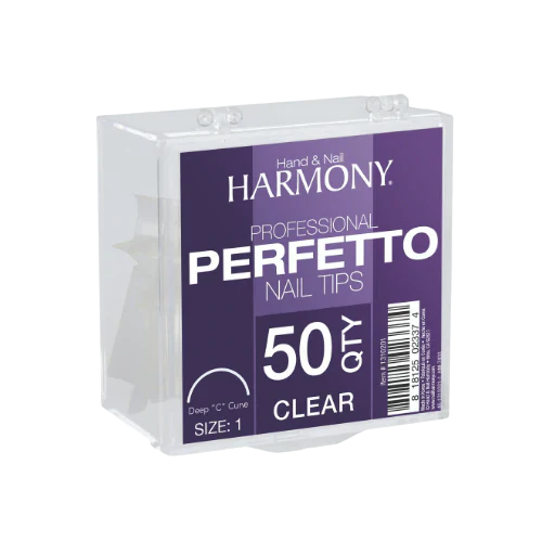 Perfetto Nail Tips - Clear Size 10